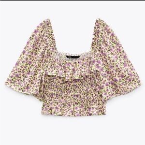 Zara Floral Top (NWT)
